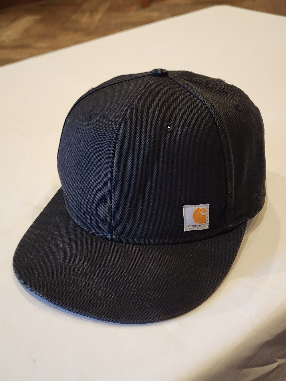 Carhartt Black Canvas Snapback Cap